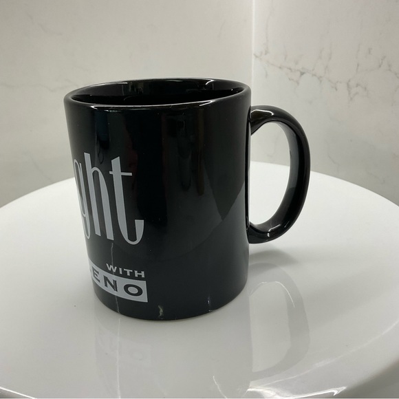 The Tonight Show With Jay Leno Black Guest Coffee Mug Cup TV Late Night Talk - Picture 2 of 7